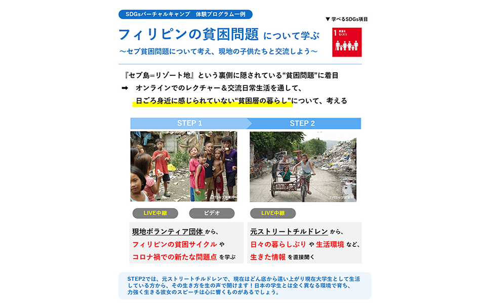 次世代にグローバルな視点でSDGsを体感する機会を提供
