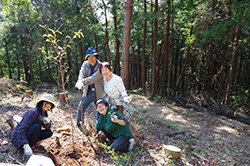 八百津町「JTB桜の森」つくり