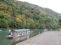 京都　嵐山清掃活動と歌碑巡り