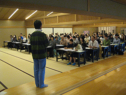 京都　嵐山清掃活動と歌碑巡り