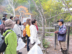 北海道感動の瞬間100選「白老・鮭の遡上」観賞と環境保全活動