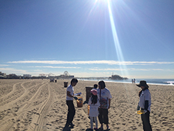 ビーチクリーンアップ活動