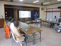 有明海関係者のおしかけ講座と清掃活動