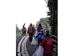 お遍路開創1200年・道後温泉本館建設120年記念清掃活動