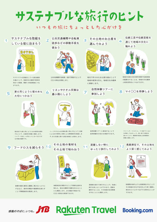 サステナブルな旅行のヒント